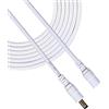 Liwinting 10m Cavo di Prolunga DC Maschio a Femmina Cavo di Alimentazione del Connettore 12V 5,5 mm x 2,5 mm per Adattatore di Potenza, Fotocamera CCTV Potenza e più - Bianco