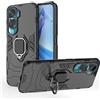 ESTH® Custodia per Honor 90 Lite 5G con 360° Rotante Staffa, [Compatibile con Supporto Magnetico per Auto], Cover Paraurti PC + TPU, Nero