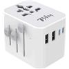 TSIM Adattatore da viaggio universale 35W Ricarica rapida 2 USB 2 Tipo C per AUS, US, UK, EU, Giappone Adattatore da viaggio internazionale Spina da viaggio mondiale per iPhone, laptop, tablet e altro