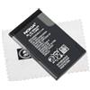 SHLOK Batteria originale per Nokia BL-4C agli ioni di litio per Nokia 6101/6102/6103/6125/6131/6136/6170/6260/6300/6300i/7270N/X2/2220 Slide/3500 Classic con panno per la pulizia Shlok