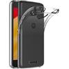 MaiJin Custodia per Motorola Moto C Plus (5 Pollici) MaiJin Morbido TPU Cover Cristallo di rocca Trasparente Anti Scivolo Protezione Posteriore Cover