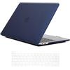 Se7enline - Custodia rigida per MacBook 13 da 15 pollici, satinata e setosa, morbida al tatto, con cover in silicone per tastiera