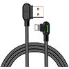 Mcdodo® LED 90 gradi cavo Lightning a USB di ricarica veloce cavo dati cavo 2 a in lega di zinco nylon anti-bending anti-fracture compatibile iPhone x 8 7 6 Plus iPad iPod (1.8 m)