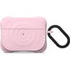 CASETiFY Custodia ondulata per AirPods Pro 1/2 - Rosa primula | Silicone morbido | Compatibile con ricarica Wirelss | Protezione contro le cadute
