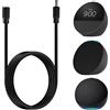 VOLTKARE Echo Dot - Cavo di prolunga DC per Echo Dot (3°/4°/5° Gen.), Echo Dot Kids Edition, Echo Show 5 (1°/2° Gen.), Echo Spot, Pop e Fire TV Cube, per adattatore da 15 W (nero)