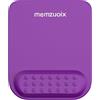memzuoix Tappetino Ergonomico per Mouse con Supporto per Polso, Imbottitura in Memory Foam Premium per Sollievo dal Dolore, Base Antiscivolo in PU per Controllo Stabile e Liscio - Porpora