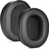 umvowuxa Cuscinetti auricolari di ricambio compatibili con cuffie ATH M50X/M50/M50xBT/M50RD/M40X/M30x/M20x/MSR7, in morbida pelle Protien (nero)