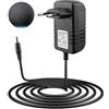 Qaum Alimentatore da 15W per Alexa Echo Dot 3a 4a 5a Generazione 12V 1,25A Caricabatterie Alimentazione Alimentazione per Echo Show 5 1a 2a Generazione Echo Spot, Lunghezza Cavo 2M