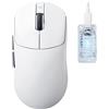 MAMBASNAKE X ATTACKSHARK X8ULTIMATE Mouse Da Gaming Wireless-Bianco | Sensore PAW3950MAX,Frequenza Di Polling 8K,Ultraleggero 59G,BT/2.4G/Type-C,42000 DPI,800mAh,Driver Web