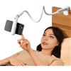 nediea Supporto per cellulare a collo di cigno per letto, supporto flessibile per cellulare, a braccio lungo, con mini morsetto girevole a 360°, compatibile con dispositivi da 4,7 a 6,8 (braccio