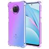 Dedux Cover per Xiaomi Mi 10T Lite 5G, Custodia Trasparente Gradiente Protettivo TPU Case, Ultra Sottile Rinforzo a Quattro Angoli Cover (Viola/Blu)