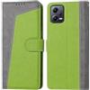 Diktoto Custodia per Xiaomi Redmi Note 12 5G, Cover a Libro Portafoglio, Custodia in Pelle PU, Protezione Flip Case Compatibile con Xiaomi Redmi Note 12 5G, Verde