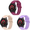 CHULN 3 Pezzi Cinturino per Samsung Galaxy Watch 5 40mm 44mm/Watch 4 40mm 44mm/Watch 5 Pro/Watch 4 Classic 42mm 46mm, 20mm Braccialetto di Sportivo Silicone per Samsung Galaxy.