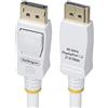 StarTech Cavo DisplayPort 1.2 da 3m, 4K 60Hz, 21,6Gbps, DP a DP, Bianco