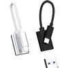 HOYULLI Adattatore Micro USB Maschio A USB Femmina(2 Pack)OTG 3.0 Cavo Compatibile Per Samsung Galaxy S6 S7 A7 Telefono Dati Chiavetta Fotografica Adattatori Macchina Cavetto Cavi Fotocamera Android Cellulare
