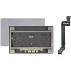 ICTION Touchpad di ricambio A1707 con cavo per MacBook Pro Retina 15 A1707 (fine 2016/metà 2017) (grigio spaziale)