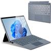 Suoxiom Tastiera Bluetooth per Microsoft Surface Pro 11, Compatibile con Tastiera Surface Pro 8/10/9/X, Adsorbimento Magnetico, Retroilluminazione a 7 Colori con Touchpad e Portapenna, Tasti Bilingui Inglese-