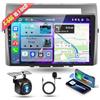 podofo 【4G+64G 8 Core】Podofo 9''Autoradio per Toyota Corolla Verso AR10 2004-2009 Carplay Android Auto Wireless,DSP,Bluetooth Radio 2 din con GPS Navi HIFI/RDS/FM +AHD telecamera di retromarcia
