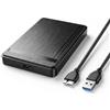 coalwop Case HDD 2.5 SATA USB 3.0 Case Hard Disk 2.5 Pollici per SATA III 7mm/9.5mm SSD HDD con UASP/TRIM USB 3.0 a SA-TA Compatibile con PS4, Xbox, PC