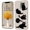 PAIX Creativo Cartone Animato Custodia Morbida in Silicone Compatibile con Oppo Reno 2Z/Reno2 Z Cover, [Pattern Gatto] Anti Fall Protettivo Case,Bianco