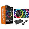 Cougar Gaming Kit di raffreddamento FCB RGB 3 ventole + case core box LED