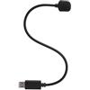 VBESTLIFE Microfono USB, Mini Mic Portatile Nero, per PC Laptop Computer Phone