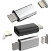 Kefiany Adattatore da Lightning a USB C maschio (3 confezioni) cavo di ricarica per iPhone da jack a spina di tipo C caricabatterie accessori di alimentazione compatible per Samsung S21 S22 Ultra per Ipad Pro