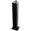 GOgroove Torre Altoparlante Bluetooth con Subwoofer Integrato - Cassa da Pavimento Home con Bassi Potenti, Doppi Driver, 120W di Picco, MP3 AUX 3,5mm, Porta USB 2.0 per Chiavetta, Radio FM (Nero)