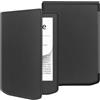 Kepuch Custer Cover per Pocketbook Verse Lite/PRO PB634 / PB629,PU-Pelle Case Custodia - Nero