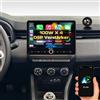 DYNAVIN Android Autoradio Navigatore per Renault Clio V 2020-2025, 10,1 pollici Radio con Wireless CarPlay e Android Auto | Head-up Display | Dab+ Radio: D9-RNCL5 Premium Flex