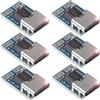 iHaospace 6 PCS PDC004-PD PD Decoy Module, USB-C PD 12V DC Modulo di attivazione di tensione fissa 5A Tipo-C ingresso femmina per notebook (9 V)
