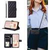 YANJIEER ESONG Cover Portafoglio per Motorola Moto G04 4G / G04S 4G con Cinturino,Custodia A Libro In PU Pelle Flip Cover,Caso Antiurto Case per Donna Con Slot Per Schede,Magnetica,Supporto Nero