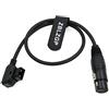 ZBLZGP D-tap maschio a XLR 4-pin femmina cavo di alimentazione per Blackmagic URSA Mini Pro 4.6K fotocamera LVM-170A Tvlogic Monitor Roland EDIROL R88 (cavo dritto, 50 cm)