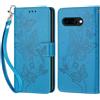 KENHONER Compatibile Cover con Google Pixel 9A,Premium Pelle PU Portafoglio Flip Libro Custodia Cover per Google Pixel 9A [Protezione Completa] (Blu Farfalla)