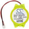 TECHTEK Batteria 550mAh compatibile con [Panasonic] FP-X series controllers, GT32 display, GT32M display, GT32T sostituisce AFPX-BATT, CR2450