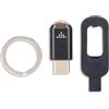 Cuifati Telecomando IR Universale per Smartphone, Tipo C Plug and Play Mini Controller IR Intelligente con Custodia in Silicone Portachiavi per Condizionatore D'aria TV DVD STB