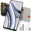 Atwist Schermo Ricambio per Realme 8 5G LCD, per Realme8 5G LCD Display Touch Screen Digitalizzatore Schermo LCD RMX3241 6.5" Vetro Sensor Assemblaggio Kit Parti di Riparazione