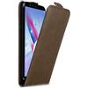 Cadorabo Custodia per Honor 9 LITE in BRUNO CAFFÈ - Protezione in Stile Flip con Chiusura Magnetica - Case Cover Wallet Book Etui