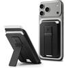 Spigen Smart Fold 2 MagFit Portafoglio MagSafe Wallet Magnetico Portacarte con Cavalletto Compatibile con iPhone 17/16/15/14/13/12 Modelle - Nero