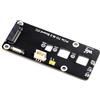 Waveshare PCIe To M.2 Adapter Board (C) Compatible with Raspberry Pi 5,Supports NVMe Protocol 2230/2242 / 2260/2280 Size M.2 Solid State Drive, Booting PI5 From Solid State Drive