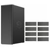 TERRAMASTER F8 SSD Plus NAS -Storage NAS 8Bay All SSD CPU Core i3 8-Core 8-Thread, 16GB DDR5 RAM, Porta 10GbE, Network Attached Storage di Dimensioni Palmari (Diskless)