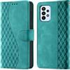 CaseGla Cover per Samsung Galaxy A23 4G/5G PU Pelle Custodia Flip Turquesa