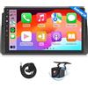 Eonon Android 14 per BMW E46 1998-2006, M3 2000~2006, schermo da 9 pollici GPS Sat Nav, Wireless CarPlay, Android Auto, telecamera di backup, Wi-Fi/Bluetooth/USB [3+32 GB] E46X7