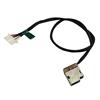 ZAHARA Connettore Porta Cavo Presa di Alimentazione CC per HP 17CN 17CP 17CN0013DX M50400001 M46694F27, 28,9 cm DC Jack