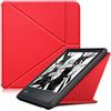 Kepuch Custer Cover per Kobo Libra 2,PU-Pelle Case Custodia per Kobo Libra 2 - Rosso