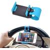 KANDUJIMU Supporto per telefono da volante per auto, blu, portatile, elettronico, compatibile con iPhone e Samsung (blu)