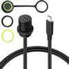 JSADZKJ Cavo di prolunga USB 3.1 impermeabile IP68, tipo C, maschio a femmina, per esterni, connettore impermeabile, USB C 3.1 da incasso per trasferimento dati