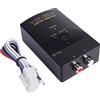 MEIRIYFA Convertitore stereo da alto a basso, adattatore di uscita per linea a 2 canali RCA da alto a basso, regolabile con cavo di controllo dell'amplificatore di potenza