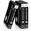 LeciRoba 405xl per Epson 405xl Multipack e 405 cartucce per stampanti Epson Workforce Pro WF-3820DWF 3825DWF 4820DWF 4825DWF 4830DTWF WF-7310DTW WF-7830DTWF 7835DTWF WF-7840DTWF (3-Nero)