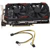 Ailgely Scheda Grafica da Gioco 580 da 8 GB Doppia Ventola PC Desktop Plug and Play Silenzioso Prestazioni Elevate (5808GD5)